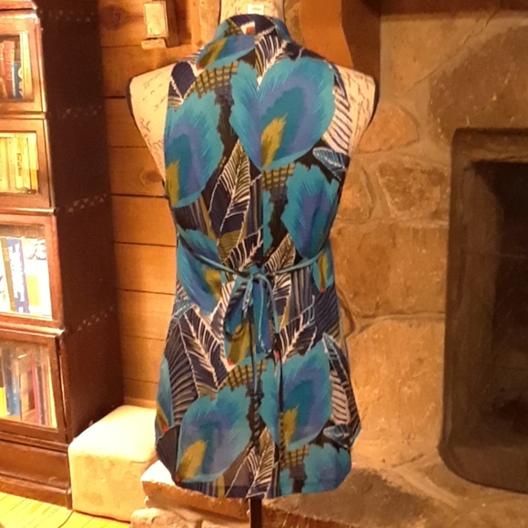 Vintage Cache tropical top - Picture 3 of 8